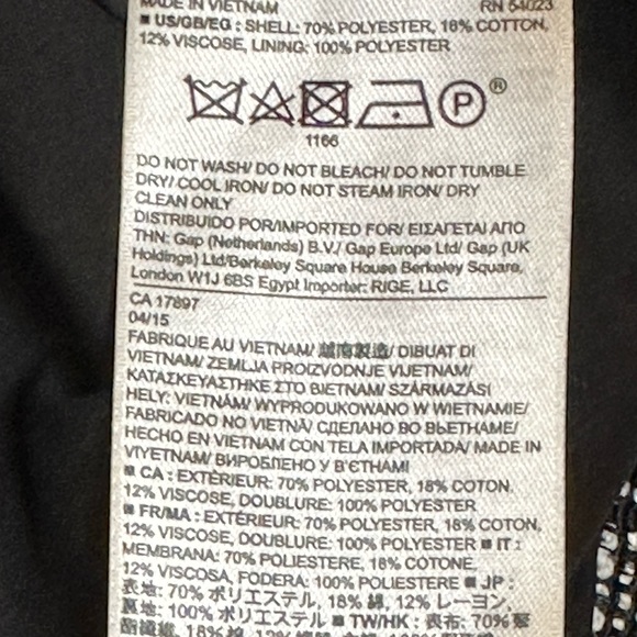 BANANA REPUBLIC SPLIT HEM SKIRT - Picture 4 of 4